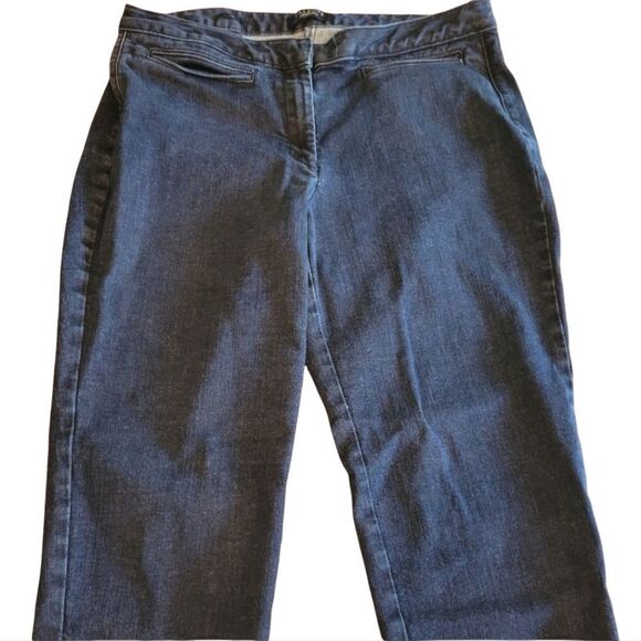 𝅺Talbots Petites slim cut stretch denim capris - Picture 1 of 8